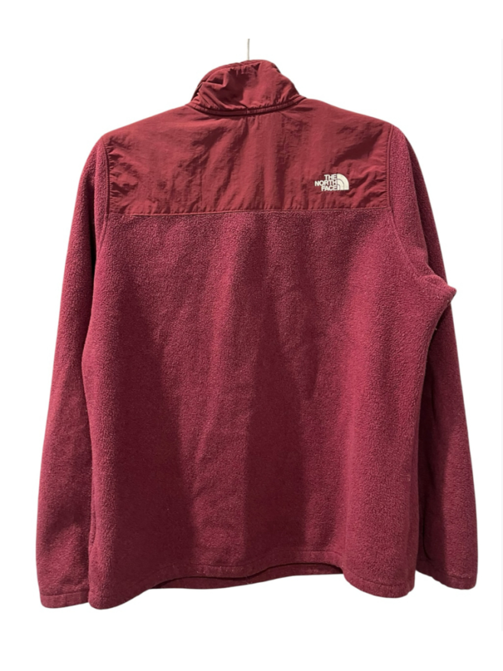 The North Face Tundra RTO 1/2 Zip Fleece Pullover Burgundy Maroon Women's Size L - Picture 2 of 9